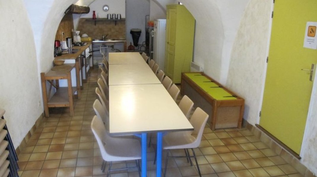Les Drailles - Gîte d'étape communal - Orpierre - Salle à manger - Etape (Copyright : P.Y.Bochaton)