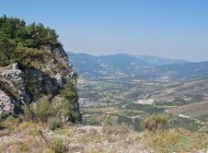 La Montagne du Risou - Vue sur la crête et la vallée (Copyright : Communauté de Communes Sisteronais Buëch)