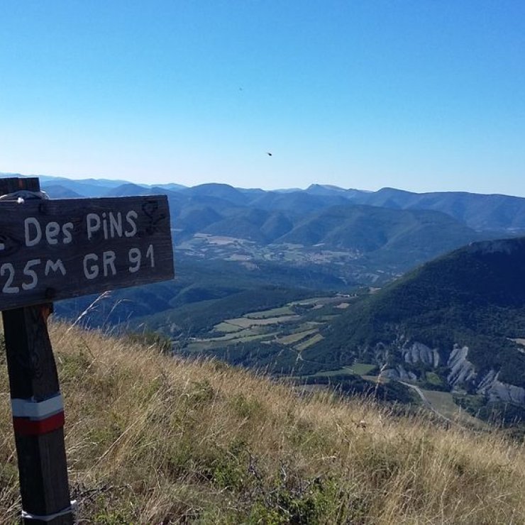 Trail du Fourchat à Rosans - Col des Pins (Copyright : Office de Tourisme Sisteron Buëch)