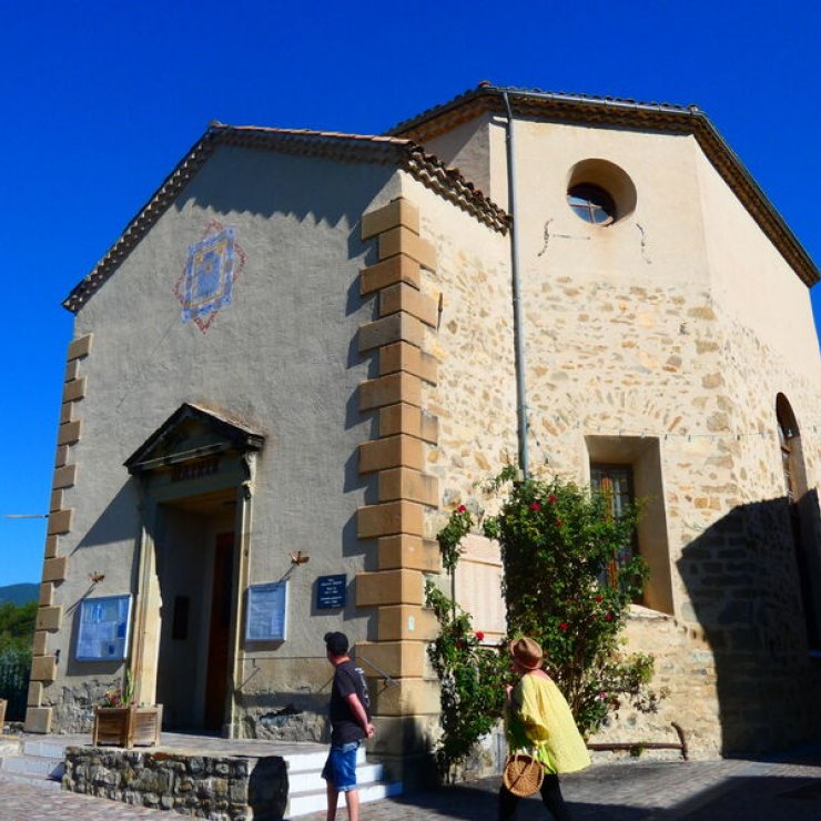 Mairie de Rosans - L'ancien temple accueille désormais la Mairie (Copyright : Office de Tourisme Sisteron Buëch)